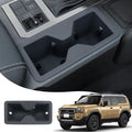 Car Interior Silica Gel Pad Decoration Suitable for 2024 2025 2026 Land Cruiser 250 1958 Prado Lc250 Central Control Water Cup Protective Pad Modification Accessories (Central Control Water Cup Mat)