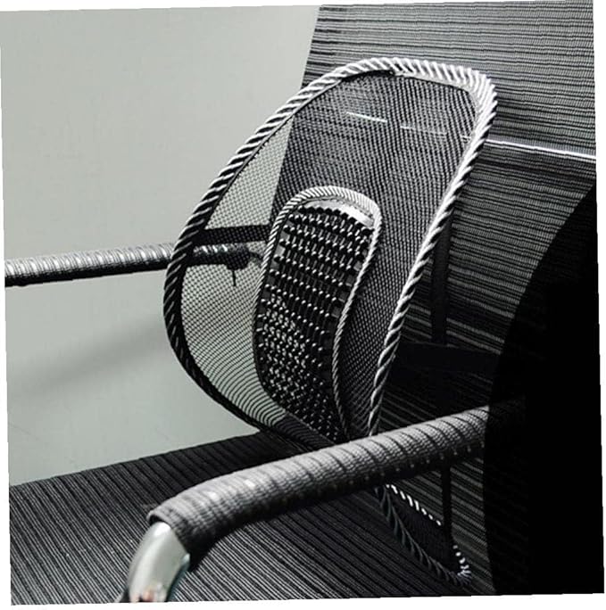 Mesh Lumbar Support for Lexus RX 350 450H 2010-2015, Breathable Summer Car Back Cushion with Massage Beads Ergonomic Driving Seat Posture Corrector Pad