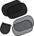 EcoNour Car Window Shades for Baby (4 Pack) | Protects Baby from Window Sun & Heat | Sun Shade Side Windows for Kids | Automotive Sun Protection from UV | Child Safety Accessories | XXXX-Small-20 x12