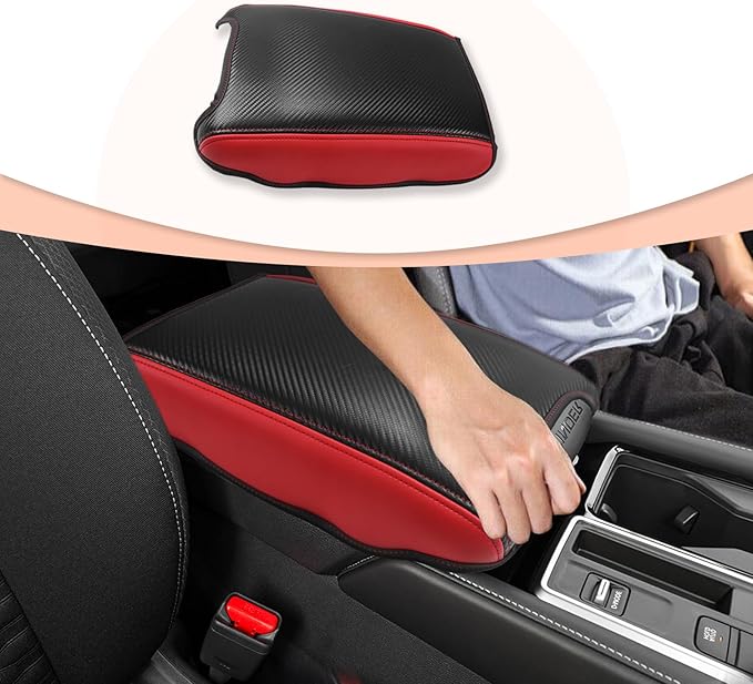 CDEFG for Nissan Pathfinder 2022-2025 2026 Center Console Cover Armrest Box Cover for Pathfinder (S, SV, SL, Rock Creek, Platinum) Accessories Console Arm Rest Protector