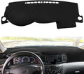 Dash Cover Mat Custom Fit for Toyota Corolla 2003 2004 2005 2006 2007 2008,Dashboard Cover Pad Cap Carpet Protector(Black) Z01