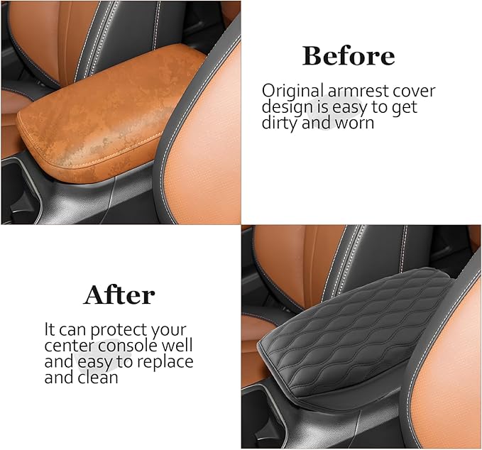 SKTU for 2025 Subaru Outback Accessories Center Console Cover for 2020-2025 Subaru Outback/Legacy Armrest Cover Outback Wilderness Armrest Pad Subaru Outback 2025 Accessories Center Console Cushion
