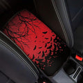 Mintutlipy Halloween Bat Print Automotive Center Console Cover Armrest Car Seat Box Soft Breathable Car Armrest Cushion for Pets Dog