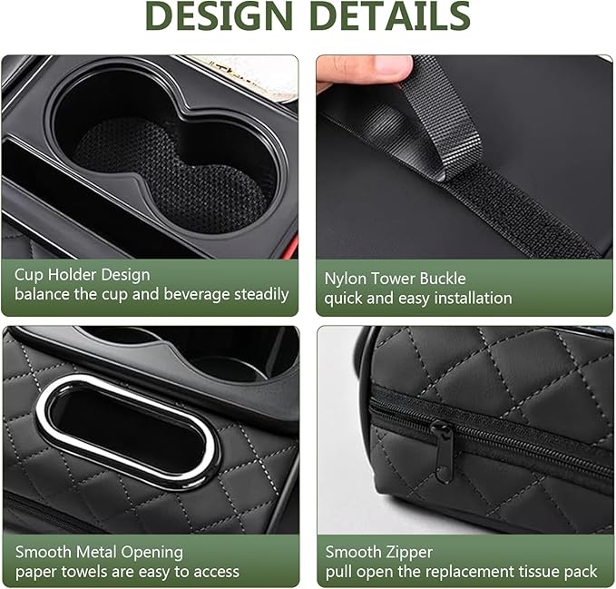 Multifunctional Car Armrest Cushion,5-in-1 Car Center Console Cover,Arm Rest Cover for Car,Car Armrest Storage Box, Car Accessories Center Console Organizers for Most Cars (Style A)