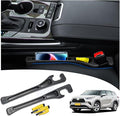 LLXGAB 【Compatible with Toyota Highlander】 Seat Gap Filler,No Drop Seat Guard Compatible with Toyota Highlander.Drop Seat Guards for Cars(2Pcs),Emergency Keychain Car Escape Tool(2Pcs)
