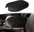 Center Console Armrest Cover for Nissan Titan 2016-2024, PU Leather Middle Console Lid Protector Arm Rest Cushion Anti-Scratch Thick Pad(Bucket Seat Only)
