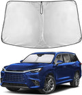 EcoNour Windshield Sun Shade for Lexus TX350 2024–2026 | Front Window Sunshade | Foldable Car Sun Protector | Blocks UV Rays & Keeps Interior Cooler