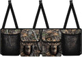 Camo Hunting Deer Car Trunk Organizer, Backseat Hanging Large Storage with Adjustable Straps & 4 Pockets, Waterproof Collapsible Cargo Bag, Car Interior Accessories for SUV, Truck, Van