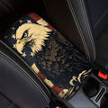 Car Center Console Pad, Universal Waterproof Car Armrest Seat Box Cover, Car Interior Accessories for Most Vehicle SUV Truck Vintage American Flag Eagle Car Armrest Pad