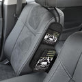 Car Seat Side Organizer for American Flag Mountain Print Auto Seat Storage Hanging Bag,2 Stuff Holder with Mesh Net Pocket,Hold Phones Wallet Glasses Drink