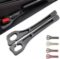 womkvai car seat gap filler, No Drop Seat Guard, Seat Gap Fillers for All Cars, Prevents Items from Falling, Easy to iInstall (Black)