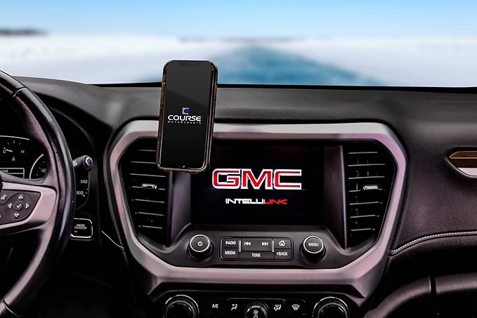Course Motorsports DirectFit Phone Mount for GMC Acadia (2017-Present) Compatible with All Phones - Magnetic Head
