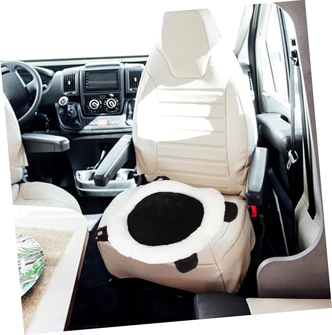 GLEAVI Cute Panda Car Seat Cushion Lumbar Support for Adults Easy to Install Comfortable Driving Accessory for Christmas and Birthdays