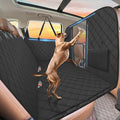 ROUWINNE High Barrier Back Seat Extender for Dogs, Hard Bottom Dog Car Seat Cover for Back Seat Holds 420lbs, Backseat Protector Pet Bed, Waterproof Dog Hammock for Car SUV and Trucks