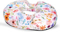 Floral Donut Pillow for Hemorrhoids Seat Cushion for Tailbone Pain Relief - Flower Home Office Chair Cushion for Long Sitting Work - Memory Foam Car Seat Cushions for Driving Butt Pain Pressure Relief