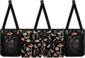 Mushroom Car Trunk Organizer, Butterfly Large Capacity Backseat Trunk Organizer with 4 Pocket, Backseat Hanging Car Storage Organizer Foldable Cargo Storage with Adjustable Straps