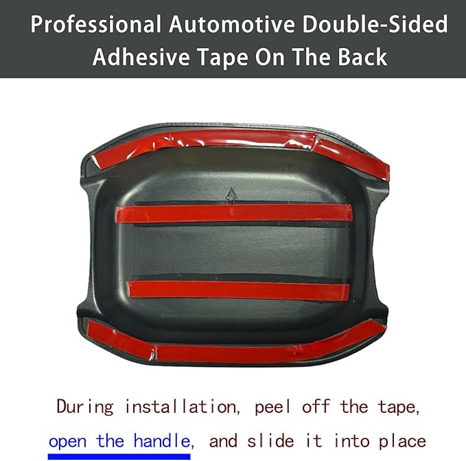 LIUQING Car Door Bowl Scratch Protector for Jeep Wrangler JL JLU & Jeep Gladiator JT 4 Doors 2018-2023 2024 2025, Exterior Door Handle Bowl Cover Trim Accessories