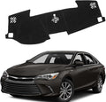Dashboard Mat Cover for Toyota Camry 2012 2013 2014 2015 2016 2017 Nonslip Center Console Sunshield Glare UV Rays Protector Accessories