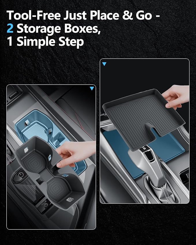 SKTU 2PCS for 2024 2025 2026 Dodge Charger Cup Holder for 2024 2025 2026 Dodge Charger Daytona Central Control Cup Holder Console Mat Dodge Charger 2024 2025 2026 Accessories Console Non-Slip Pad