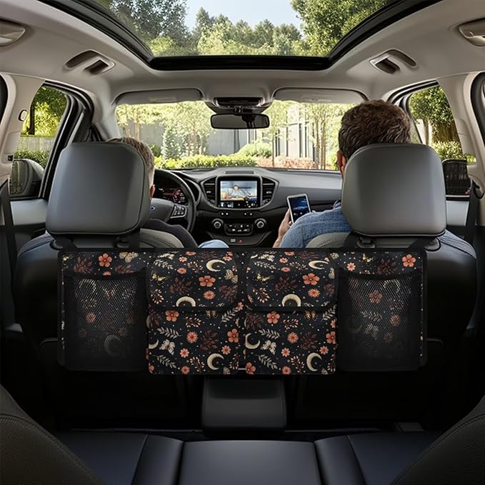 Butterfly Car Trunk Organizer for SUV Organizer Trunk Storage Organizer, Butterfly Car Decor Space-Saving Trunk Storage Organizer, It Easy to Find Things, Frees Trunk Floor