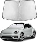 EcoNour Windshield Sun Shade Compatible for Volkswagen Beetle 2012–2019 | Coupe Front Window Sunshade | Foldable Sun Visor Cover | UV Protection & Heat Reduction