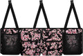 Cherry Blossom Car Trunk Organizer, Oxford Backseat Storage Bag with 4 Pockets, Waterproof Adjustable Large Capacity Hanging Collapsible Bag for Most Vehicles, Universal Car Accessories