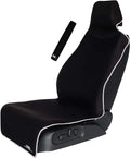 Gorla Gear Black Premium Universal Fit Waterproof Stain Resistant Car Seat Cover Neoprene Non-Slip Bucket Seat Dog Sweat Proof Protector Save Your Leather Cloth Seats Van Truck SUV Auto Sedan