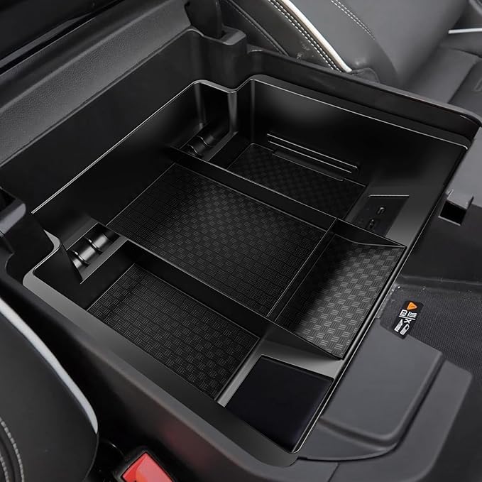 Wexyldra Center Console Organizer for 23-25 Chevy Silverado & GMC Sierra 1500, Refreshed 22-25 Silverado/Sierra 1500 Models, 24-25 Silverado/Sierra 2500HD 3500HD(Full Console w/Bucket Seats ONLY)