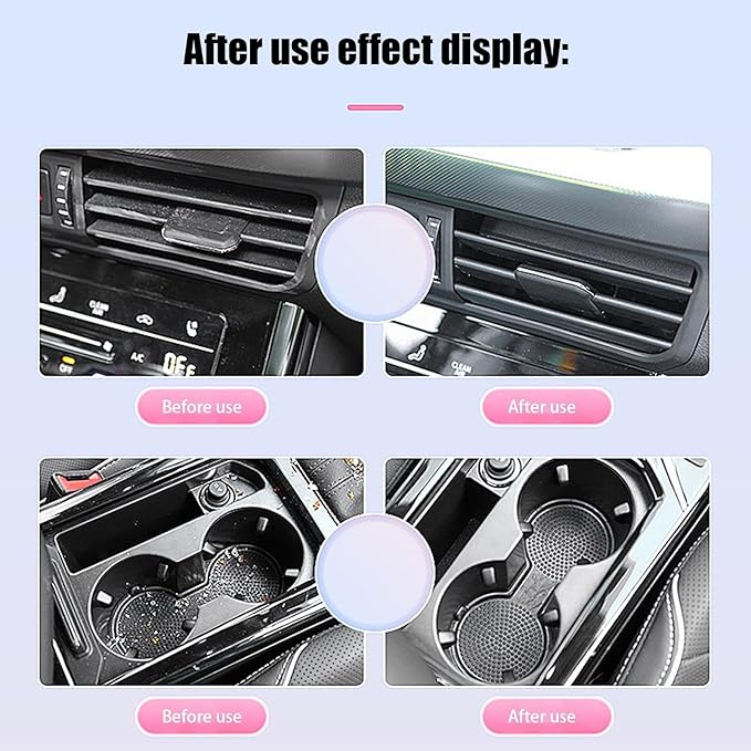 Car Cleaner Gel - Car Wash Interior Dust Remover Glue - Automotive Dust Crevice Cleaner, Slime Auto Air Vent, Cleaning Putty for Keyboard