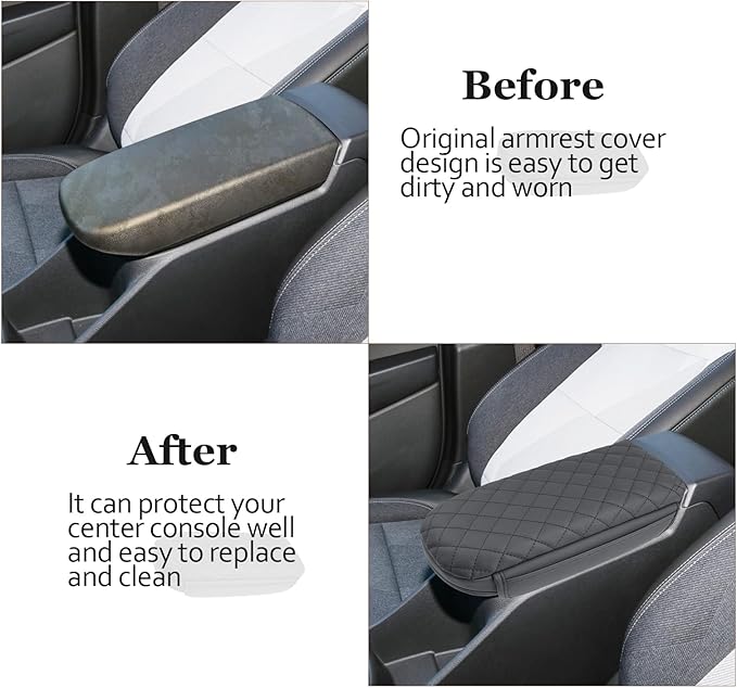 SKTU 2024 2025 2026 Chevy Trax Center Console Cover for 2024 2025 2026 Chevrolet Trax Armrest Cover 2024 2025 2026 Chevy Trax Accessories 2024-2026 Chevy Trax Center Console Soft Cushion with Pockets
