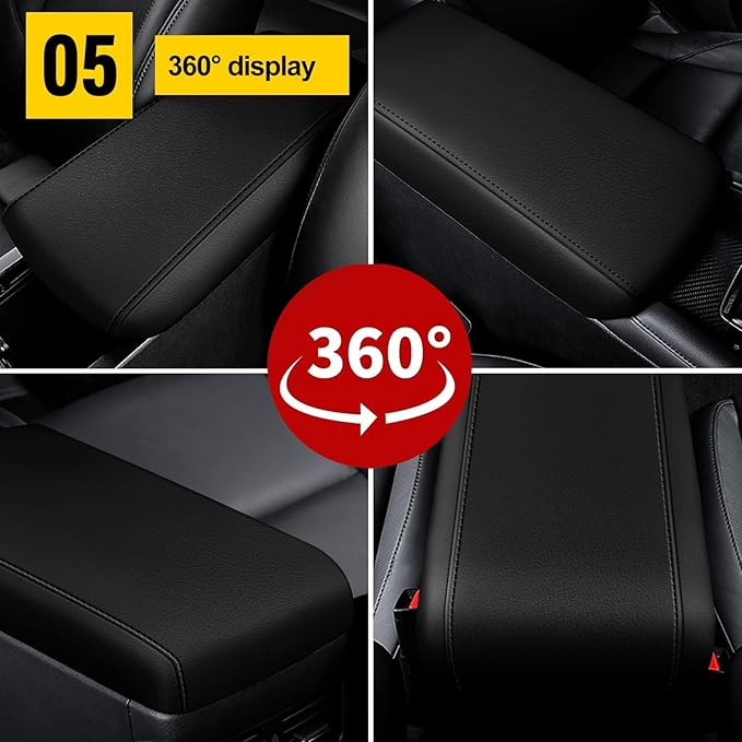 AOMSAZTO Console Covers for 2020-2024 Mazda Mazda3 Black