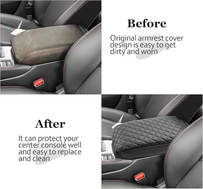 SKTU for 2024 2025 2026 Honda Accord Accessories Armrest Cover for 2023 2024 2025 2026 Honda Accord Center Console Cover Honda Accord 2024 2025 2026 Accessories Soft Seat Box Cover
