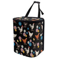 Cute Chicken Car Trash Can Leak Proof Hanging Garbage Bin for Back Seat Easy Installation Car Garbage Cans Cars Interior Accessory Universal Fit for Cars Truck Van SUV