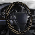 Steering Wheel Covers for Car, Truck, and SUV, Cute Non-Slip Breathable Elastic Steering Wheel, Car Accessories, Universal 15 Inch Leather Cover for Men Women American Flag Stripes