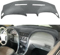 Yiz Dash Cover Mat for Ford Mustang Dashboard Pad Carpet (Dark Gray) J136