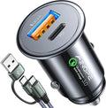 AINOPE 54W USB C Car Charger - Fast Charge, 36W PD Port, 8X Faster, Dual Device, Safety Protection, Compatible with iPhone 14, Samsung Galaxy S23, Google Pixel, iPad, AirPods