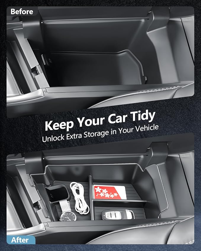 SKTU 3PCS for 2024 2025 2026 Dodge Charger Center Console Organizer for 2024 2025 2026 Dodge Charger Cup Holder Console Non-Slip Pad Console Tray Dodge Charger 2024 2025 2026 Accessories ABS Tray