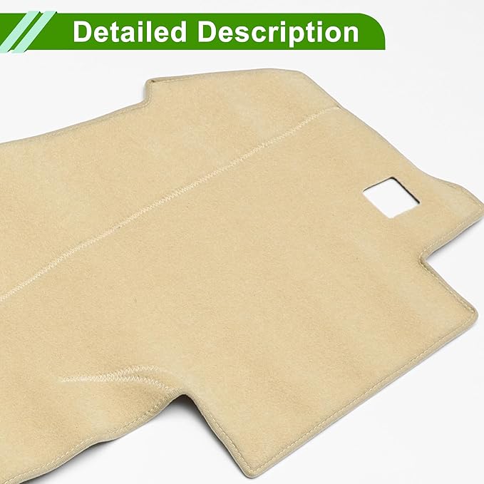 Dashboard Cover for Nissan Sentra 2008-2011 Non-Slip Interior Dash Cover Mat Polyester Silicone