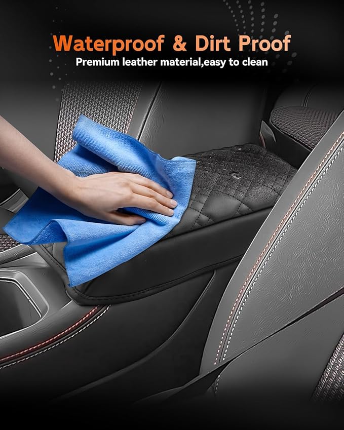 CDEFG for 2025 2026 Nissan Kicks Center Console Cover Armrest Box Cover for Kicks (S, SV, SR) 2025+ Accessories Console Arm Rest Protector Thickened