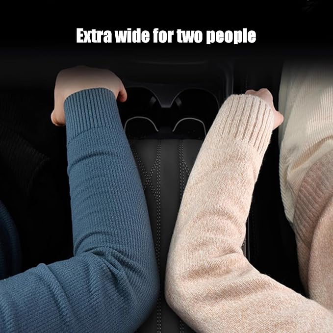 Car Armrest Pad for Audi SQ8/RS Q8 RSQ8 2019 2020 2021 2022 2023 2024 2025 Car Centre Console Armrest Padding Car Center Console Cover Pad with Memory Foam,Red