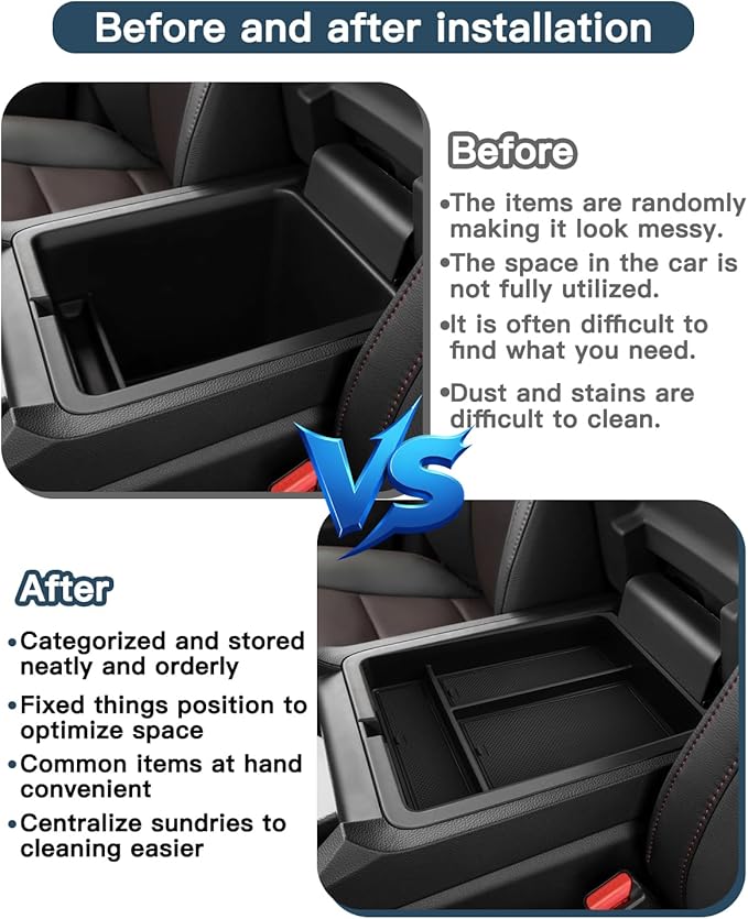 Ruiya 2026 Passport Center Console Organizer,for Honda Passport 2026 Accessories ABS Material Middle Console Glove Tray Compatible with 2026 Honda Passport RTL/TrailSport/TrailSport Elite