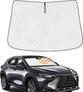 KMF Windshield Sun Shade for Lexus NX 2022-2024 2025 with 310T Foldable Car Sun Shade,Custom Fit Sunshade for Front Window Sun Visor Protector Interiors Block UV Rays Accessories