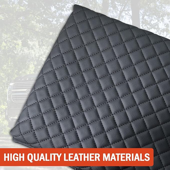 Center Console Cover for Ford F150 2026 2025 2024 2023 2022 2021 - F150 Lightnig 2022-2026 Armrest Pad, Anti-Scratch Middle Console Cover for Ford F150 Accessories (Work Surface Console Only)