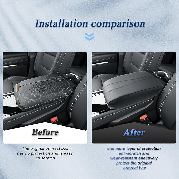 BIBIBO 2024 2025 Traverse Center Console Cover for 2024-2026 Chevy Traverse (RS/Z71/LT/LS) Arm Rest Cover 2024 2025 Traverse Accessories 2025 Traverse Console Armrest