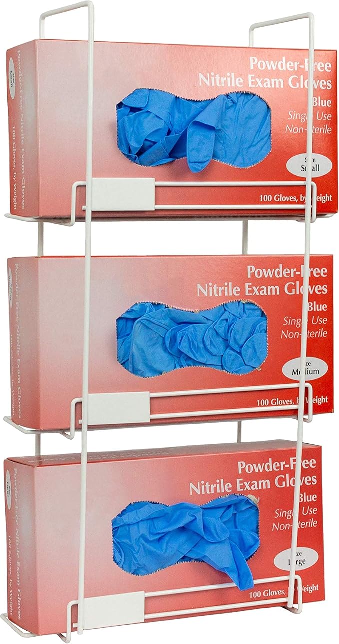 Glove Dispenser Wire Wall Mount, Horizontal, Mounting Hardware Included