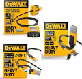 DEWALT Heavy Duty 72W 5 Port USB Car Charger Multiport, iPhone 16 Multi USB Car Charger, Fast Charge PD & QC3.0 Cigarette Lighter Adapter w/ 6FT Cable, Type C Front/Back Charging for Multiple Devices