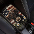 Highland Cow Arm Rest Cover Car Center Console Cover Easy to Install Car Decor Accessories Auto Armrest Console Cover for Most Vehicle, SUV, Truck, Cars