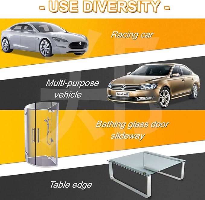 Eytool Clear Door Edge Guards for Cars,Car Door Protector with U Adhesive Edge Protective Trim Ding Protector Fit for Most Car (Clear, 32.8FT)
