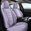 Coverado Car Seat Covers, Front Covers for Cars, Car Seat Cover Front Seats, Car Seat Protector Waterproof, Leather Car Seat Cushion, Universal Interior Covers Seat Protectors for Most Cars Purple