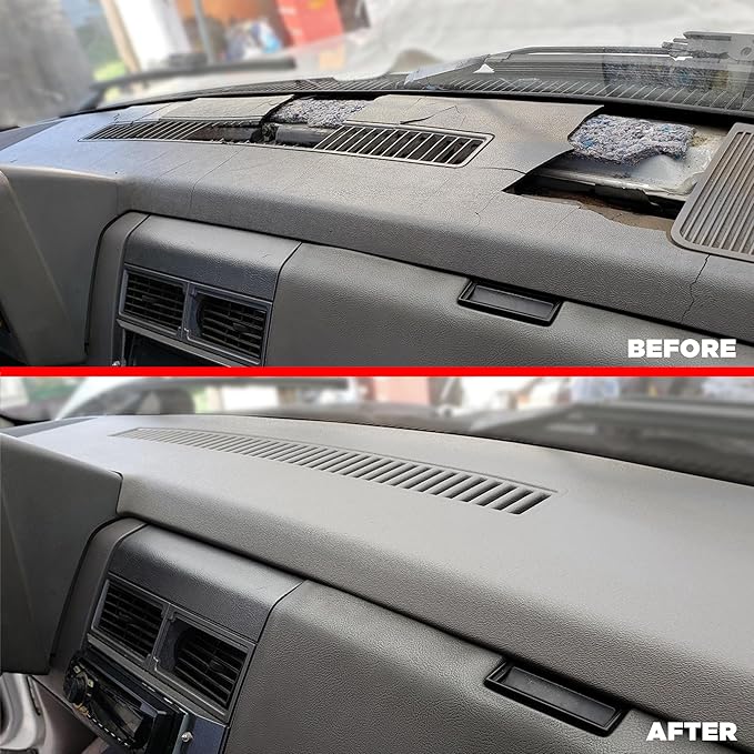 DashSkin Dash Cover Compatible with 1988-1994 C1500 C2500 C3500 K1500 K2500 K3500 Silverado Sierra Tahoe Yukon Suburban in Light Grey (AKA Warmer Grey) - Hard Molded Plastic Dashboard Cap